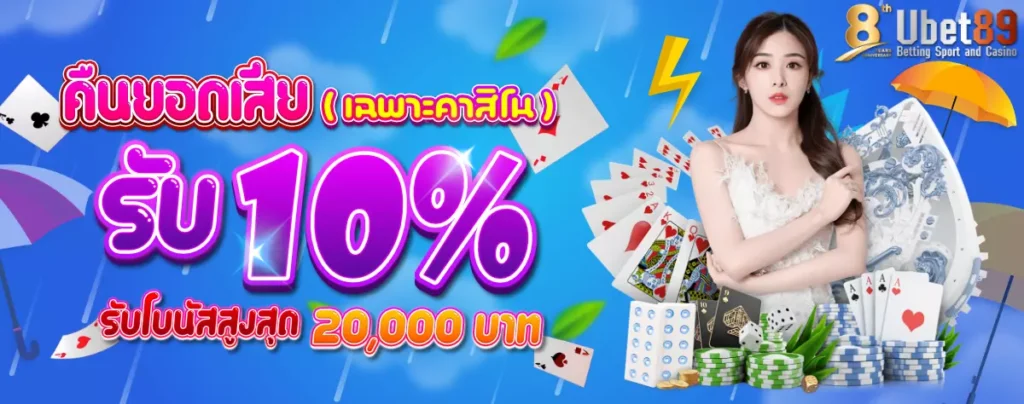 คืนยอดเสีย เฉพาะคาสิโน